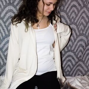 Cream colored long shawl